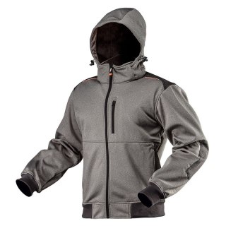 KURTKA SOFTSHELL Z KAPTUREM ODPINANYM, ROZMIAR M NEO