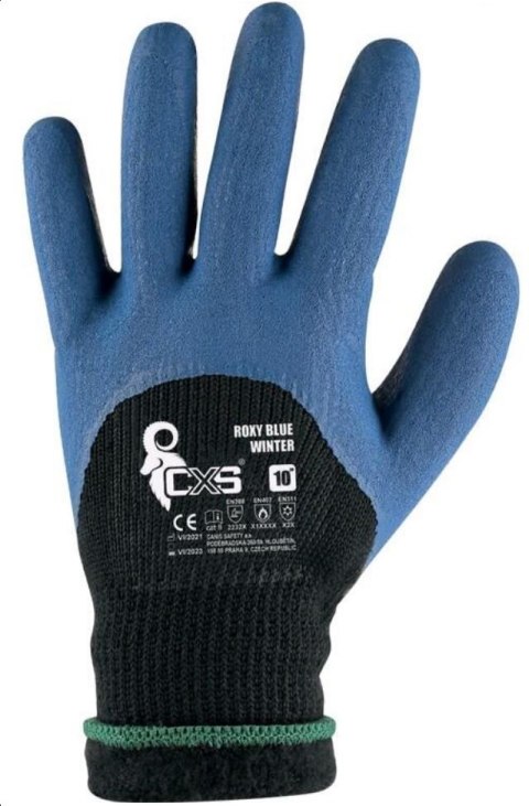 RĘKAWICE POWLEKANE, OCIEPLANE CXS ROXY BLUE WINTER 10 CXS