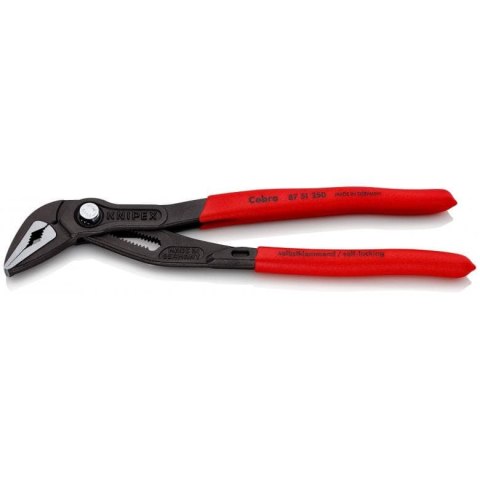 SZCZYPCE DO RUR COBRA Z WYDŁUŻONĄ SZCĘKĄ 250MM KNIPEX