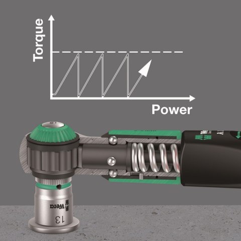 KLUCZ DYNAMOMETRYCZNY SAFE-TORQUE A1 ,1/4',2-12NM,10CZ WERA