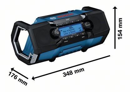 RADIO AKUMULATOROWE GPB 18V-2 SC DAB+/FM 0*AH BOSCH