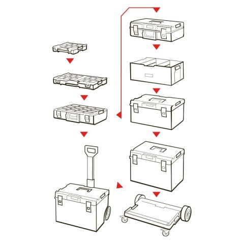 SKRZYNKA NARZĘDZIOWA QBRICK ONE 350 VARIO QBRICK