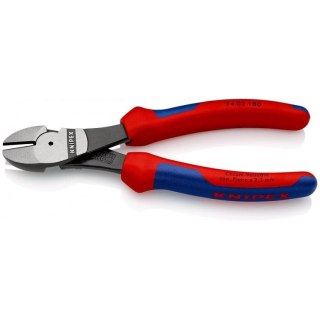 SZCZYPCE TNĄCE BOCZNE O ZWIĘKSZONYM PRZEŁOŻENIU 180MM KNIPEX