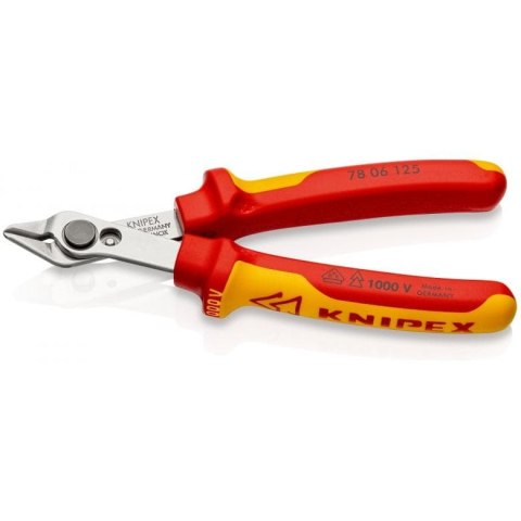 SZCZYPCE TNĄCE SUPER KNIPS 125MM IZOLOWANE KNIPEX