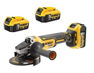 SZLIFIERKA KĄTOWA AKUMULATOROWA 125 MM XR 3*5,0AH DEWALT