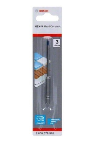 WIERTŁO HEX-9 HARD CERAMIC 3*90MM BOSCH