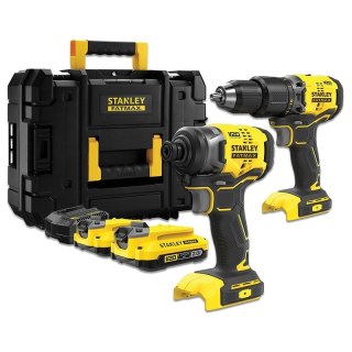 ZESTAW SFMCD715+SFMCF810B 18V V20 2*2.0AH STANLEY