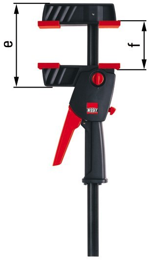 ŚCISK UNIWERSALNY 450/85 MM JEDNORĘCZNY SZYBKOMOCUJĄCY DUOKL BESSEY