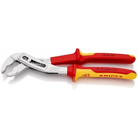 SZCZYPCE DO RUR NASTAWNE ALIGATOR IZOLOWANE 250MM KNIPEX