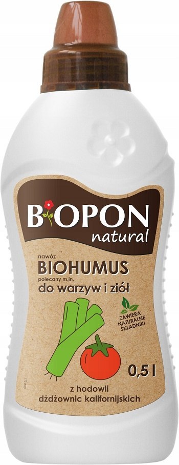 BIOHUMUS - DO . WARZYW I ZIÓŁ 0.5L BIOPON