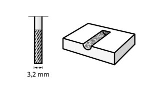 FREZ Z WEGLIKIEM WOLFRAM 3.2MM DREMEL