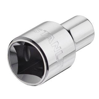 NASADKA KRÓTKA 6-KĄTNA CHROMOWANA 1/2 12MM STANLEY