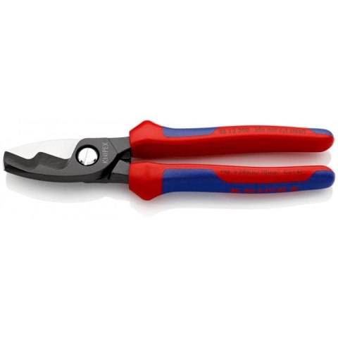 NOŻYCE DO KABLI PODWÓJNE OSTRZE 200MM KNIPEX