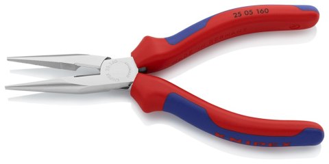 SZCZYPCE TNĄCE PÓŁOKRĄGŁE PROSTE 160MM KNIPEX