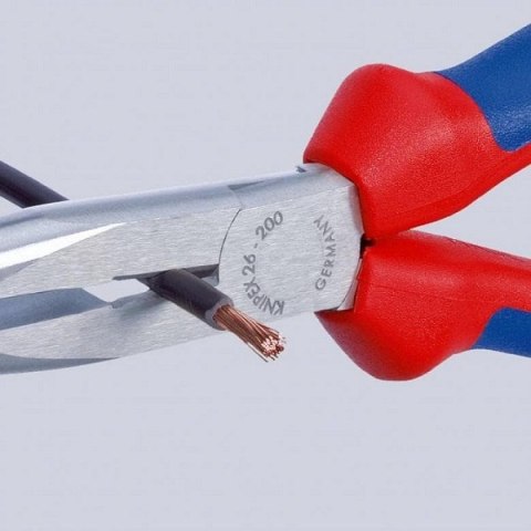 SZCZYPCE TNĄCE PÓŁOKRĄGŁE WYDŁUŻONE 200MM KNIPEX