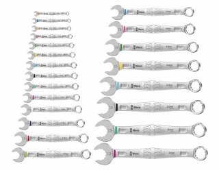 ZESTAW KLUCZY PŁASKO-OCZKOWYCH 6003 JOKER 22 SET 1, 22SZT. WERA