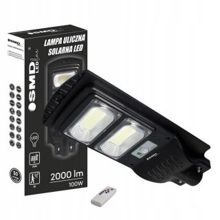 LAMPA LED ULICZNA SOLARNA 100W 6000K IP65 2000LM UN