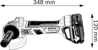 ZESTAW NARZĘDZI AKUM. GBH 180-LI + GWS 180-L1 2*4.0AH XLBOXX BOSCH