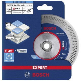 TARCZA DIAMENTOWA EXPERT HARD CERAMIC 125*1.4 X-LOCK BOSCH