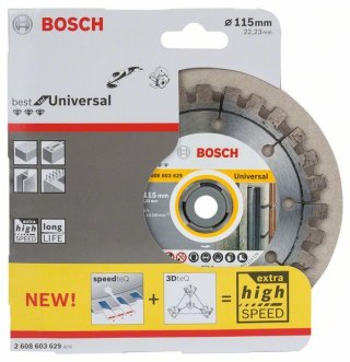 TARCZA DIAMENTOWA UNIVERSAL 115MM BOSCH