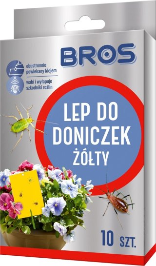 LEP DO DO DONICZEK ŻÓŁTY 10SZT BROS