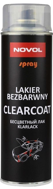SPRAY CLEARCOAT LAKIER BEZBARWNY 500 ML NOVOL SPRAY CLEARCOAT LAKIER BEZBARWNY 500 ML NOVOL