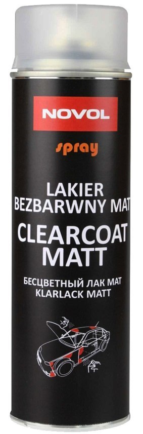 SPRAY LAKIER BEZBARWNY MATOWY 500 ML NOVOL