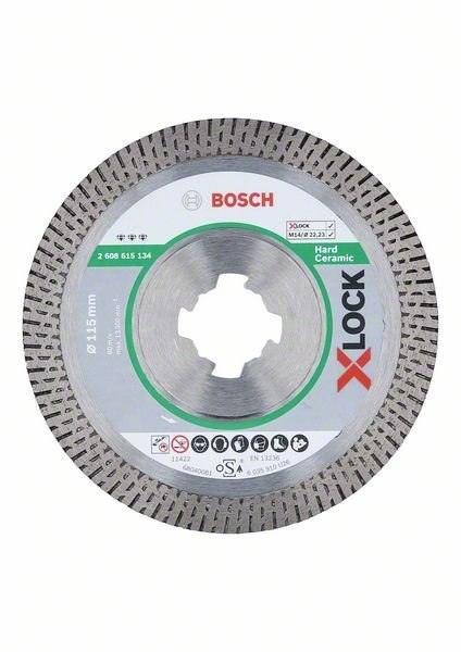 TARCZA DIAMENTOWA CERAMIC EXTRACLEAN TURBO 155*1.4 X-LOCK BOSCH