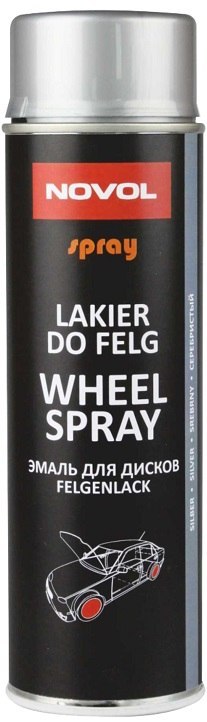 LAKIER DO FELG SREBRNY 500 ML NOVOL