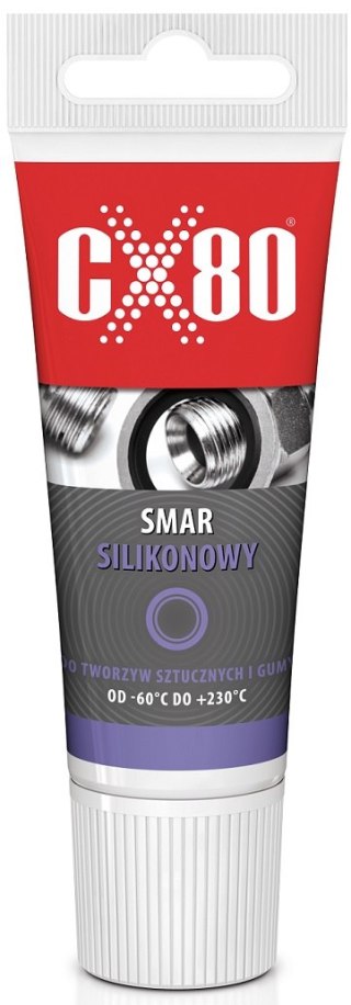 SMAR SILIKONOWY DO TWORZYW SZTUCZNYCH I GUM NSF H1 40G CX-80