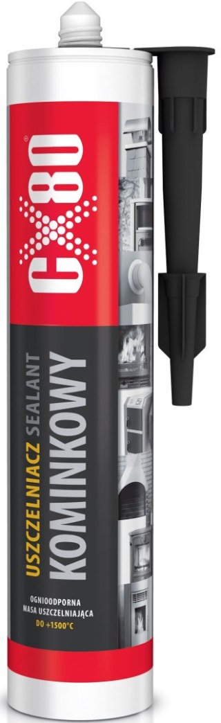 USZCZELNIACZ KOMINKOWY OGNIOODPORNY 300ML CX-80