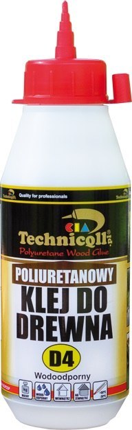 KLEJ DO DREWNA PLIURETANOWY D4 250ML TECHNICQLL