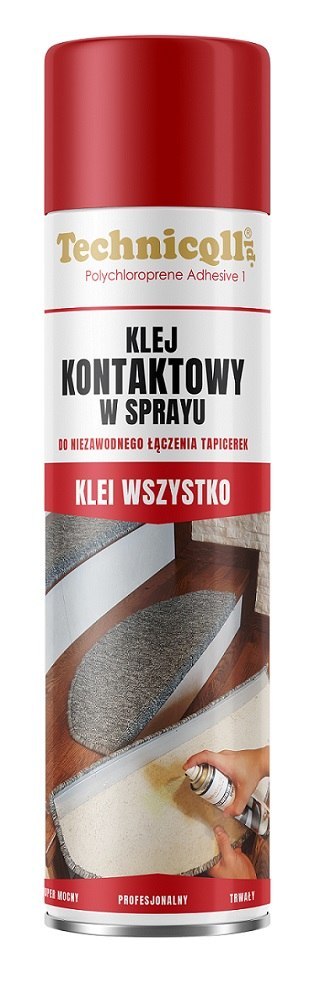 KLEJ KONTAKTOWY W SPRAYU 500ML TECHNICQLL