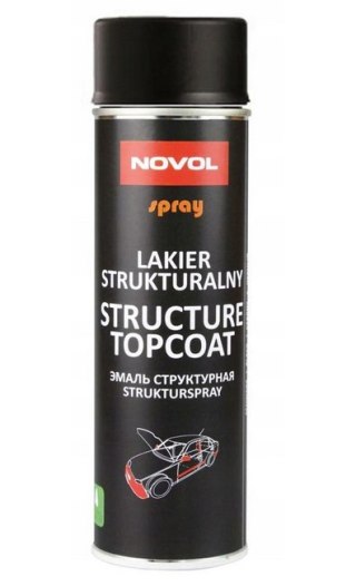 LAKIER STRUKTURALNY CZARNY 500 ML NOVOL