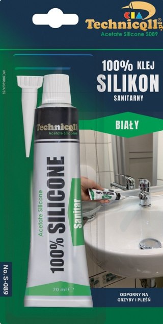 SILIKON SANITARNY BIAŁY 70ML TECHNICQLL