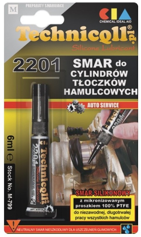 SMAR DO TŁOCZKÓW HAMULCOWYCH 6ML TECHNICQLL