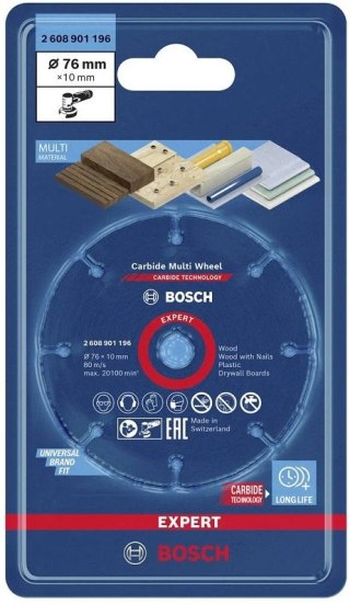 TARCZA UNIWERSALNA EXPERT CARBIDE MULTI WHEEL CMW 79*10MM BOSCH