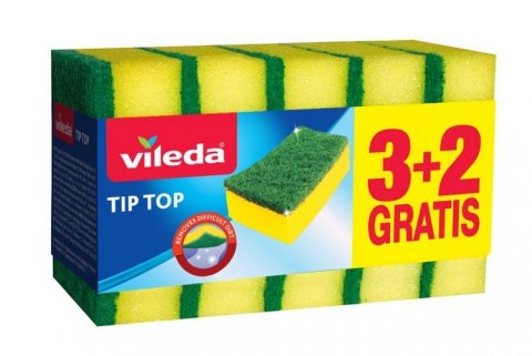 VILEDA GĄBKA DO NACZYŃ TIP TOP 3+2GRATIS VILEDA