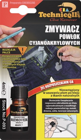 ZMYWAK POWŁOK CYJANOAKRYLOWYCH 4ML TECHNICQLL