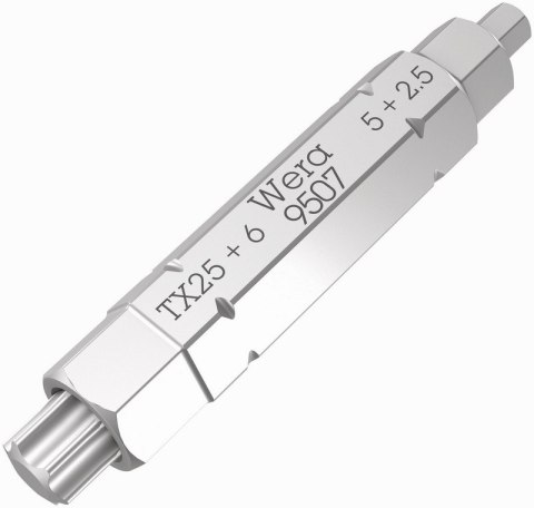 BIT 4W1 9507 SB, NA BLISTRZE, 2.5,5,6,TX25 X 37 MM WERA