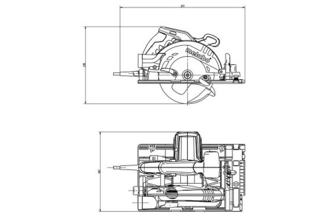 PILARKA TARCZOWA KS 55 FS 1200W METABO