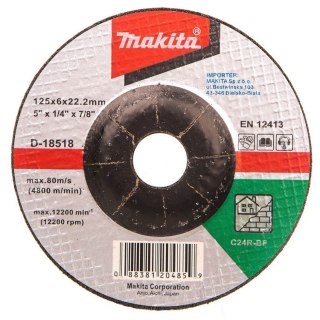 TARCZA DO BETONU 125*6.0*22MM C24R MAKITA