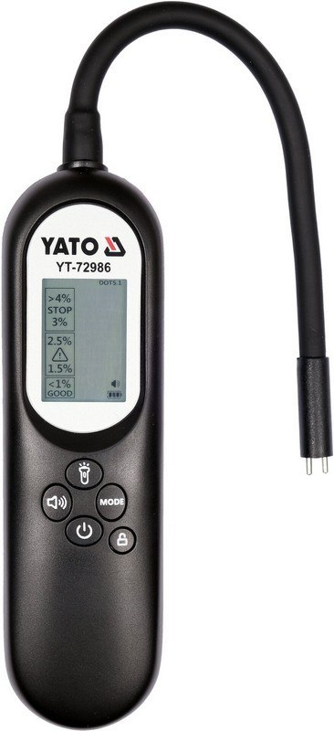 TESTER DO PŁYNU HAMULCOWEGO ELEKTRONICZNY WYŚWIETLACZ YATO