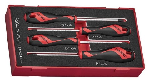 ZESTAW WKRĘTAKÓW TORX TEAMD04TXN, 4SZT. TENG TOOLS