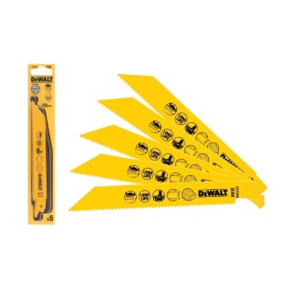 BRZESZCZOTY DO PIŁY SZABLASTEJ 152*2.5MM 5 SZT. DEWALT