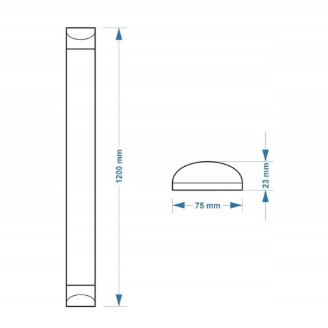 LAMPA LINOWA LED SMD 120CM 36W 4000K UN