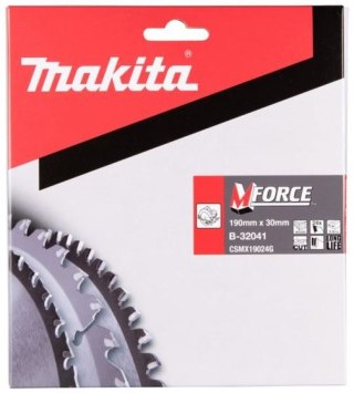 PIŁA TARCZOWA DO DREWNA M-FORCE 190*30MM 24Z MAKITA