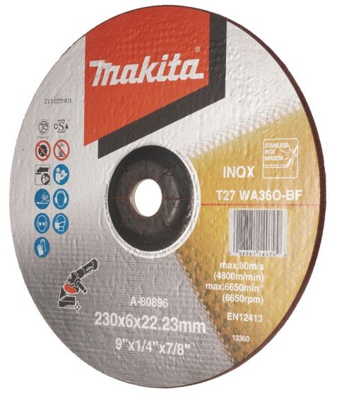 TARCZA SZLIFIERSKA 230*6*22 MM MAKITA