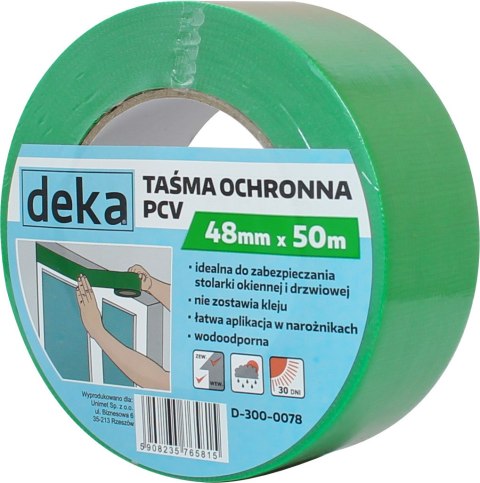 TAŚMA OCHRONNA PCV DO STOLARKI 48MM*50M DEKA