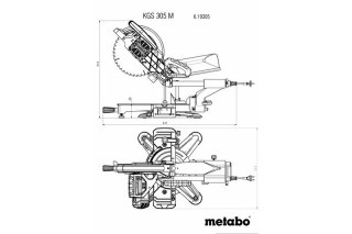 UKOŚNICA KS 305 M LASERCUT METABO